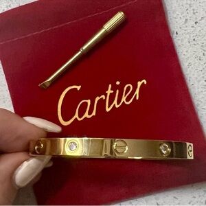New gold plated love screwdriver bracelet with screwdriver.